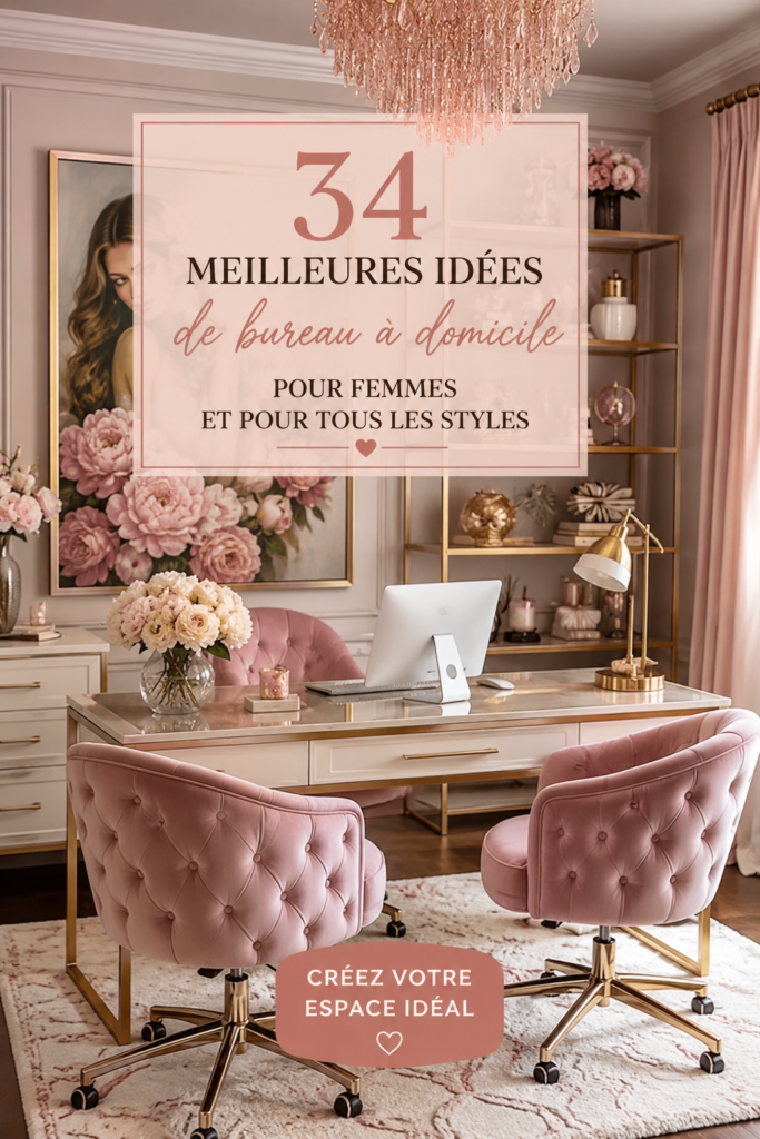 Un bureau à domicile bien décoré avec un fauteuil confortable et des plantes vertes.
