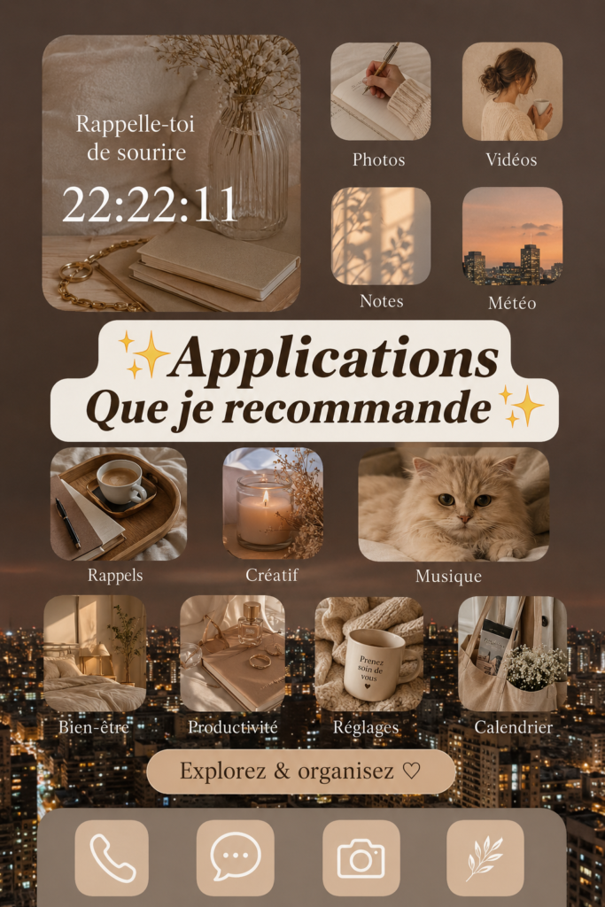 Une sélection d'applications recommandées pour simplifier votre quotidien