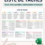 Modèle de liste de tâches sur Excel pour une meilleure organisation