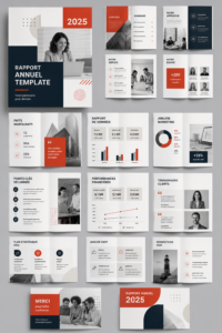 Un exemple visuel d'un rapport annuel réussi avec des graphiques