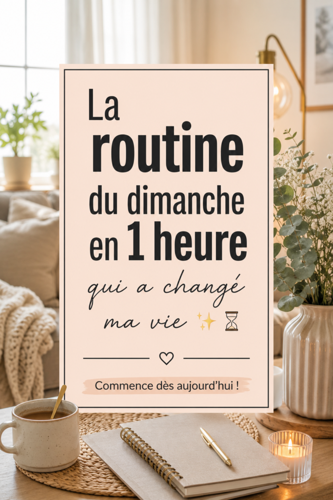 Femme prenant un moment de détente pendant sa routine dominicale