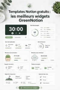 collection de templates Notion gratuits pour une organisation efficace