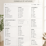 Un aperçu de modèles Notion organisés selon la méthode PARA