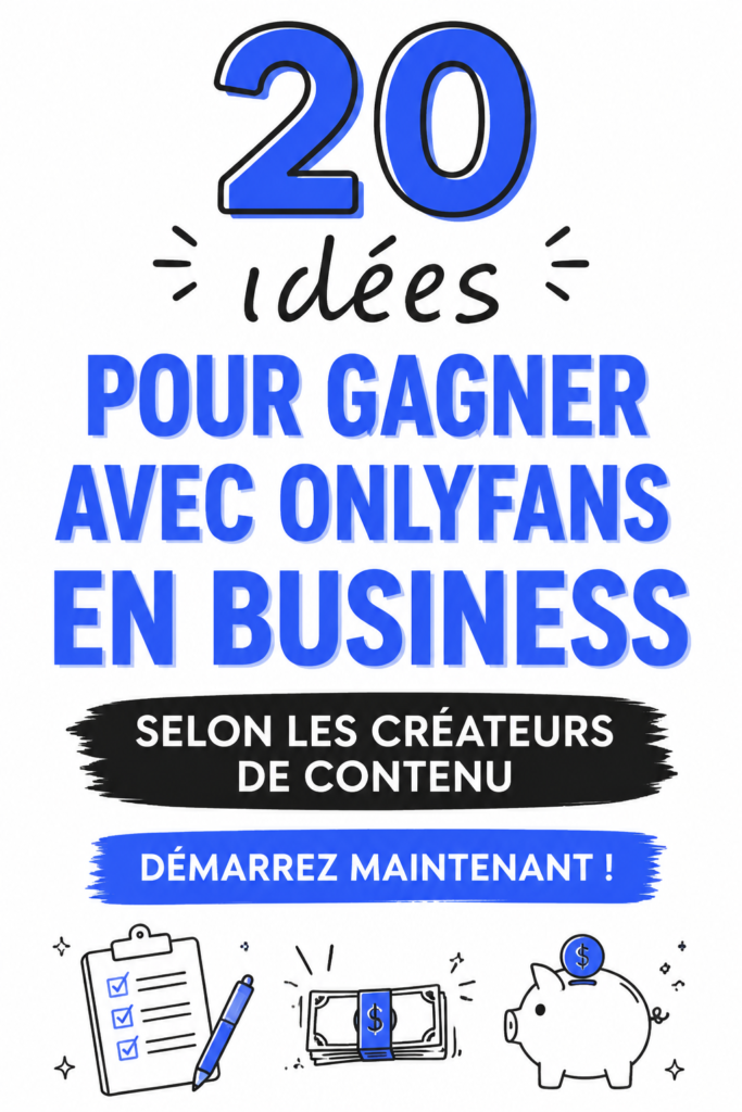 Image illustrant des idées de business OnlyFans avec des créateurs divers