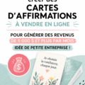Un ensemble de cartes d'affirmations colorées étalées sur une table.