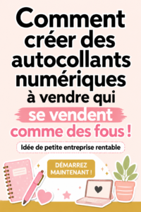 Une sélection d'autocollants numériques colorés et créatifs pour vente en ligne.