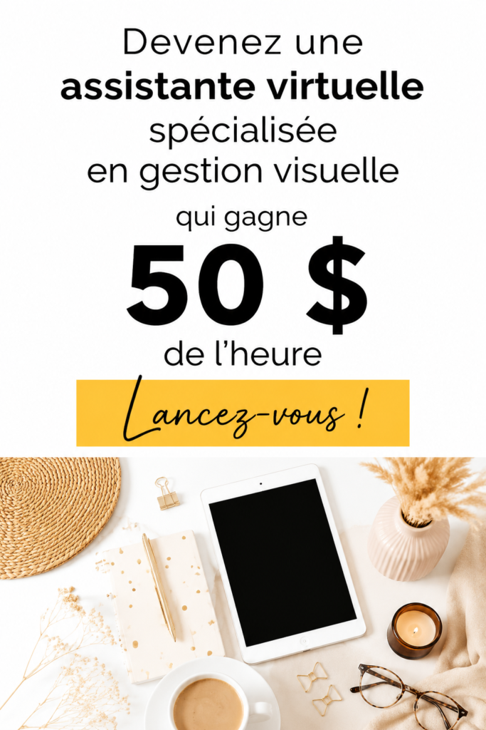 Femme travaillant sur un ordinateur dans un environnement de bureau à domicile.