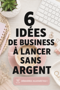 Femme travaillant sur son ordinateur à domicile, représentant un business sans investissement.