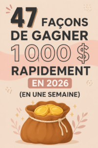 Femme souriante avec de l'argent dans les mains, symbole de réussite financière