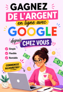 Femme travaillant sur un ordinateur portable à domicile, illustrant comment gagner de l'argent en ligne.