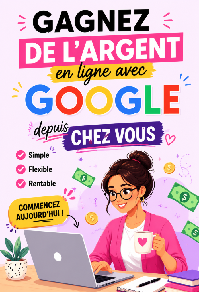 Femme travaillant sur un ordinateur portable à domicile, illustrant comment gagner de l'argent en ligne.