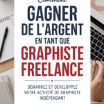 Un graphiste freelance en train de travailler sur un projet créatif.