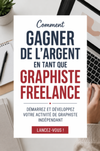 Un graphiste freelance en train de travailler sur un projet créatif.
