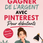 Femme utilisant son ordinateur pour gérer son compte Pinterest afin de gagner de l'argent.
