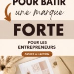 Illustration d'un guide pratique sur la construction d'une marque.