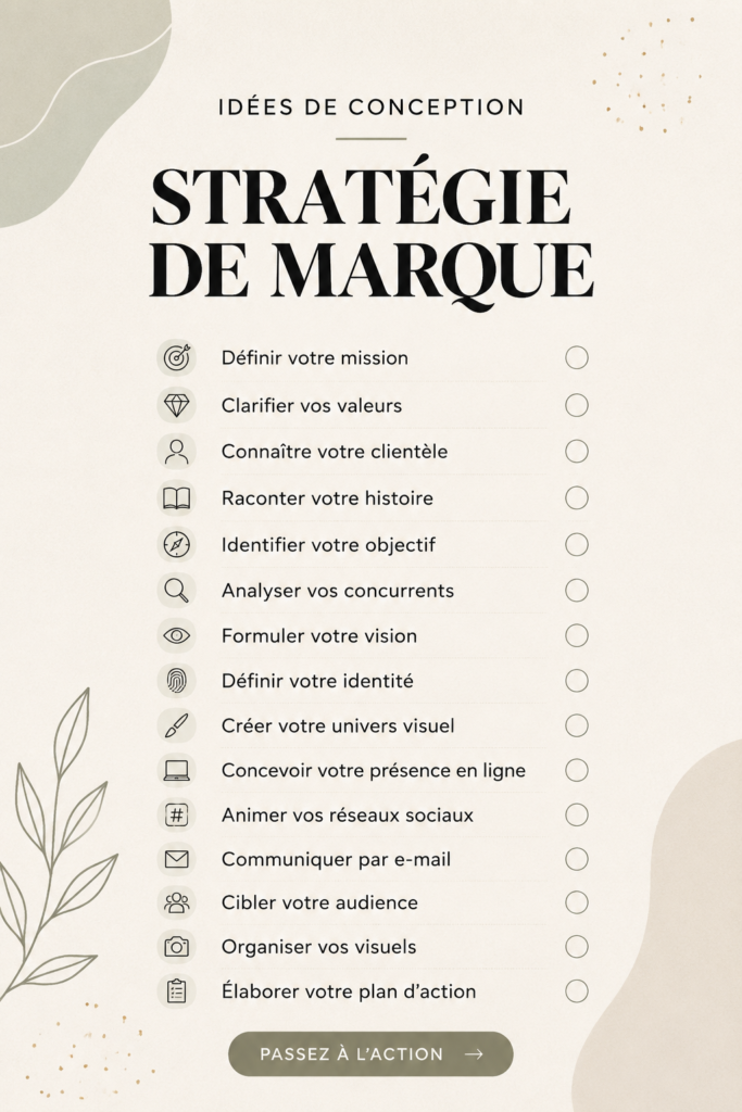 Image mettant en avant des créations graphiques utilisant Canva pour le branding d'entreprise.