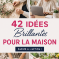 Image inspirante d'une femme travaillant à domicile sur son ordinateur
