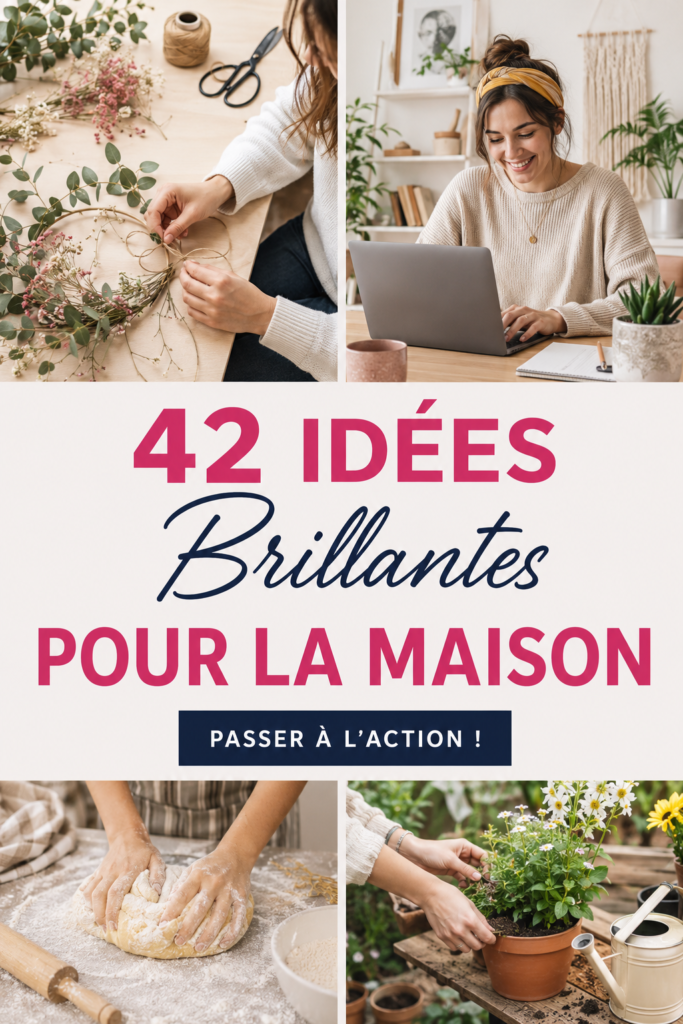 Image inspirante d'une femme travaillant à domicile sur son ordinateur