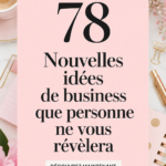 Une femme souriante réfléchissant à une nouvelle idée de business innovant.
