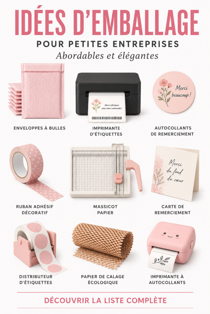 Emballages esthétiques et créatifs pour petites entreprises