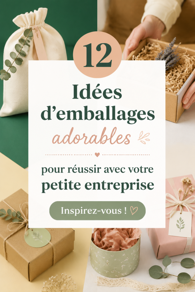 Des idées d'emballages créatifs pour petites entreprises
