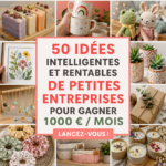 Une femme souriante travaillant sur son ordinateur à la maison, représentant l'idée de lancer une petite entreprise.