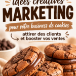 Un assortiment de biscuits faits maison joliment présentés pour une entreprise de biscuits.