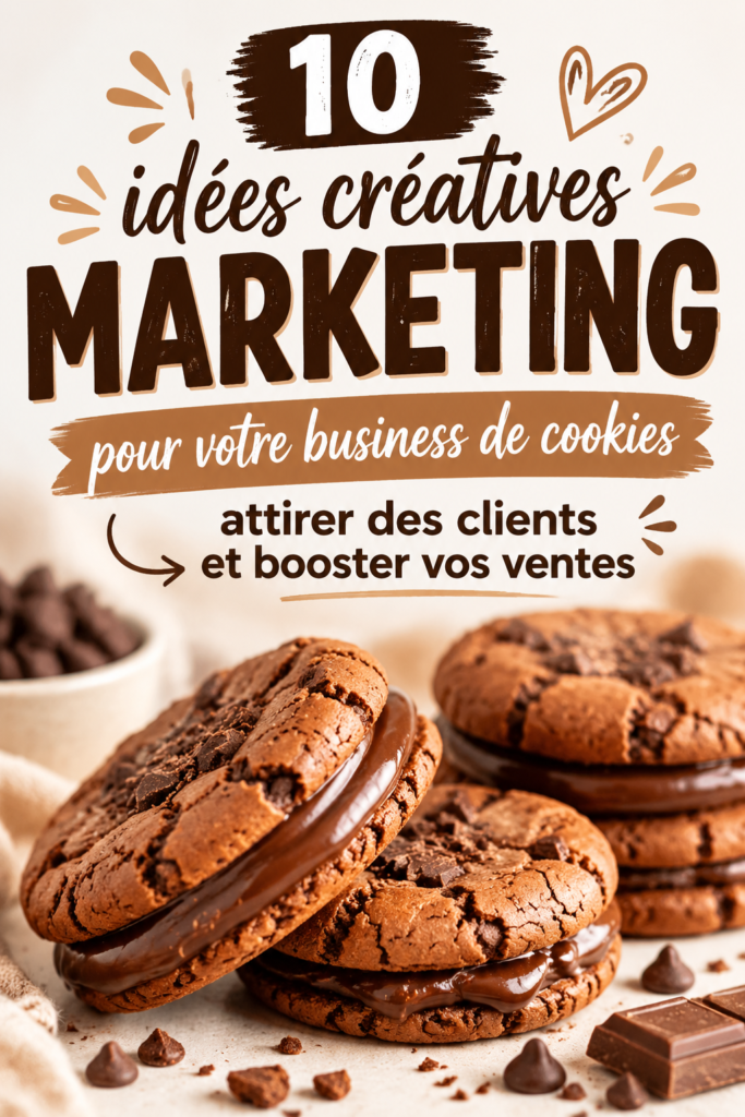 Un assortiment de biscuits faits maison joliment présentés pour une entreprise de biscuits.