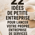 Une femme réfléchissant aux idées de petites entreprises à lancer.