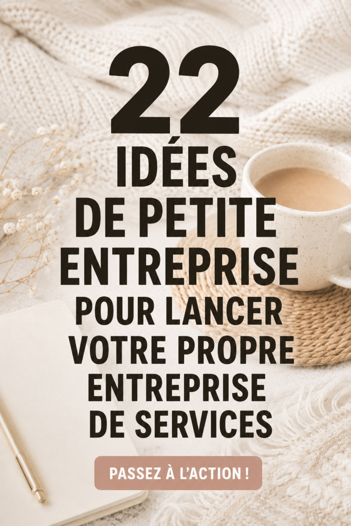 Une femme réfléchissant aux idées de petites entreprises à lancer.