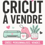 Des créations Cricut modernes et colorées prêtes à être vendues