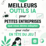 Illustration d'une petite entreprise utilisant des outils d'intelligence artificielle