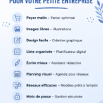 Illustration d'outils numériques pour petites entreprises