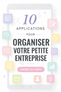 Capture d'écran d'applications pour organiser une petite entreprise