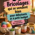 Un aperçu coloré de projets de bricolage à petit budget, avec des outils et matériaux variés.