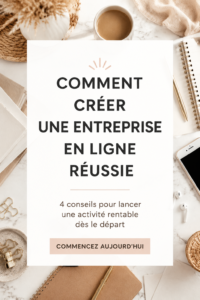 Femme d'affaires utilisant un ordinateur pour planifier son entreprise en ligne