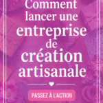 Femme artisan travaillant sur ses créations dans son atelier