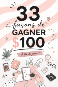 Une femme souriante comptant de l'argent après avoir appliqué des astuces pour gagner 100 $.