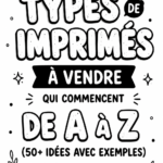 Une sélection colorée d'imprimables à vendre en ligne, comme des calendriers et des listes de tâches.
