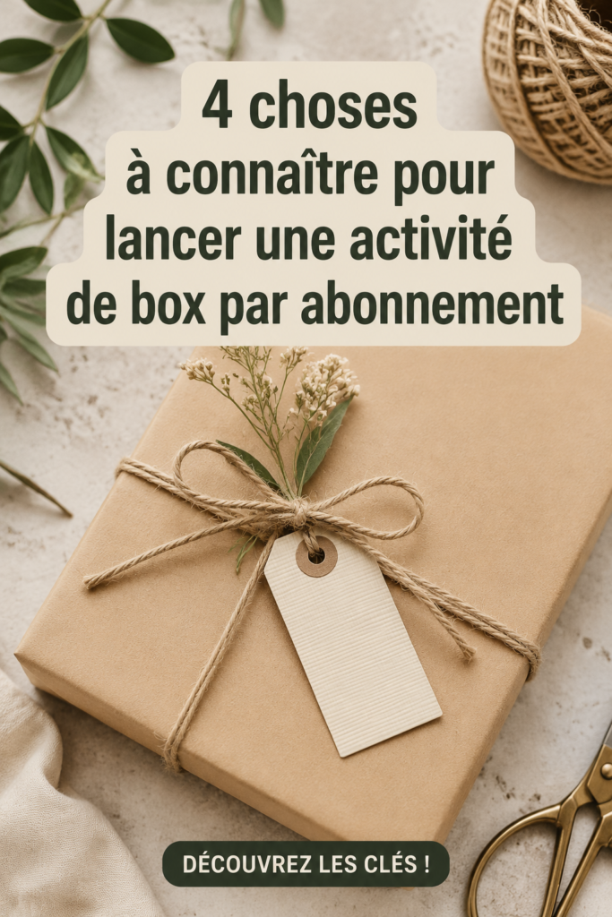 Femme réfléchissant à la conception d'une box mensuelle personnalisée