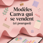 Modèles Canva colorés et variés sur un fond inspirant