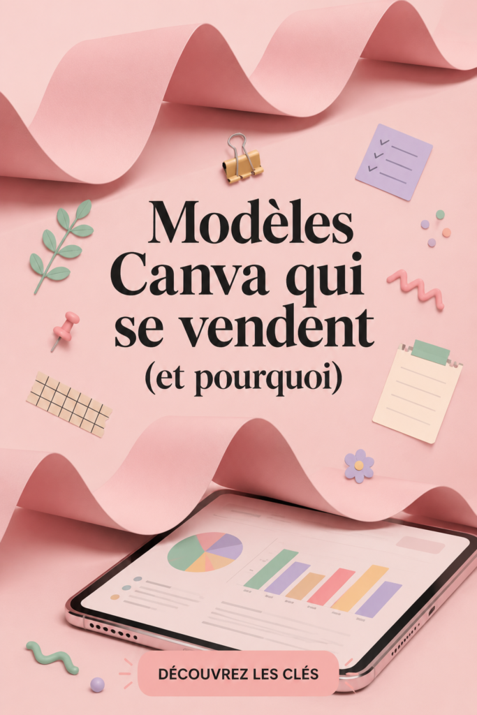 Modèles Canva colorés et variés sur un fond inspirant
