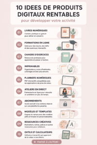 Idées de produits numériques pour les entrepreneurs