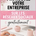Femme utilisant un ordinateur portable pour promouvoir son entreprise sur les réseaux sociaux