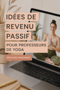Un professeur de yoga en ligne partage sa passion et ses connaissances