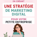 Femme utilisant un ordinateur portable pour élaborer une stratégie marketing digitale