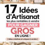 Femme créant des travaux manuels pour les vendre en ligne, symbole d'entrepreneuriat féminin.
