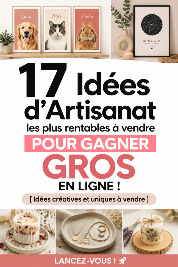 Femme créant des travaux manuels pour les vendre en ligne, symbole d'entrepreneuriat féminin.