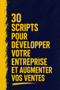 Un tableau avec des citations de scripts de vente pour les femmes entrepreneures.
