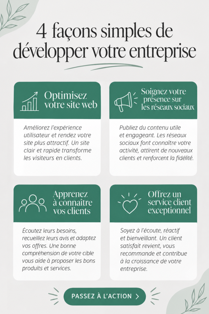 Femme entrepreneuse réfléchissant à des stratégies pour développer son entreprise.